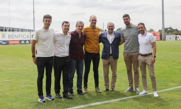 Respons&#225;veis do Benfica e do Athletic Bilbao no Benfica Campus