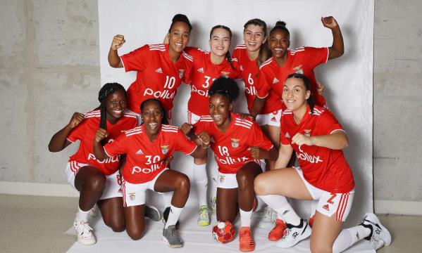 Making of das fotos oficiais da equipa feminina de andebol do Benfica