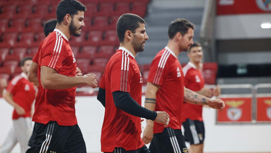 Bélone Moreira no treino