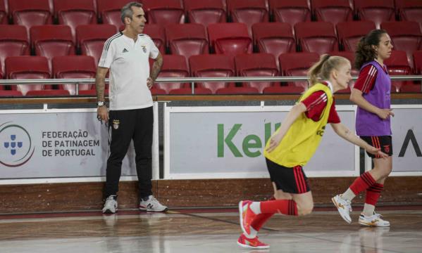 Luís Estrela no treino