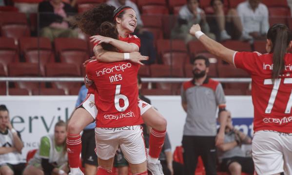 Festejos da equipa do Benfica