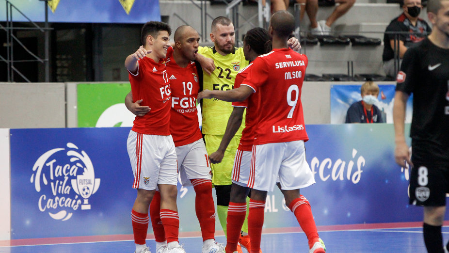 Equipa futsal do Benfica