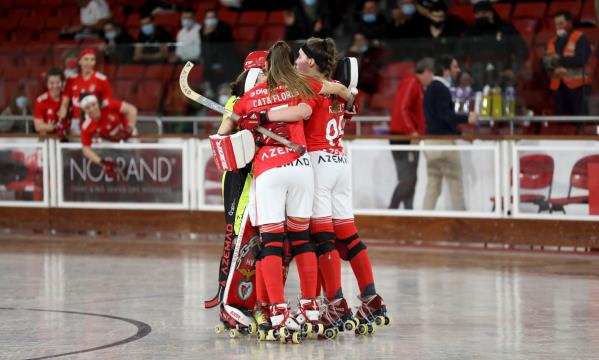 Benfica team celebrations