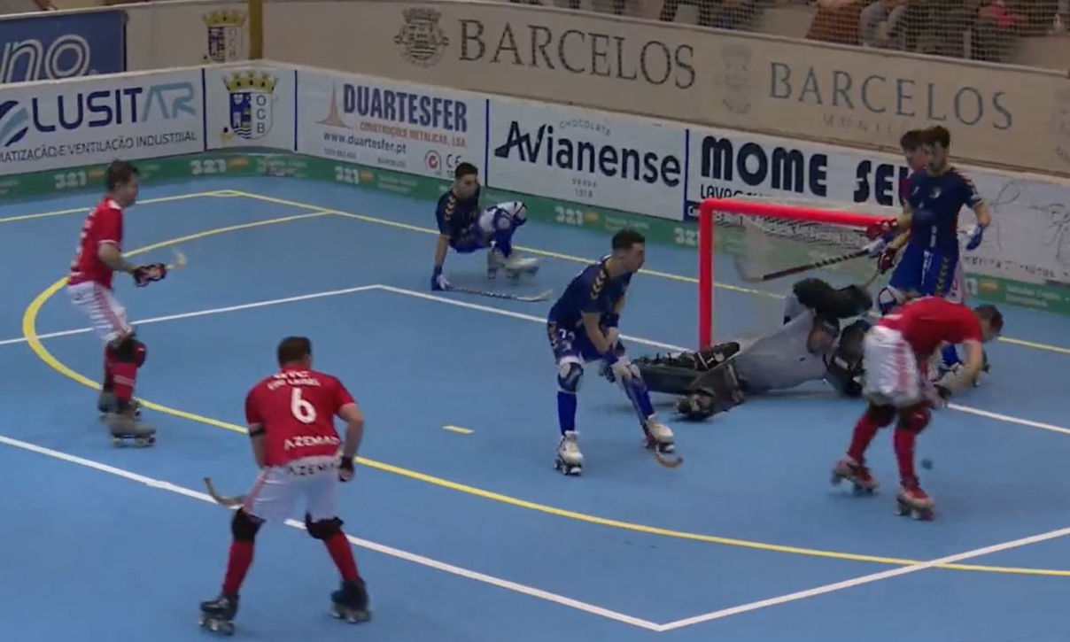 Óquei de Barcelos-Benfica, 21.ª jornada da fase regular do Campeonato Nacional