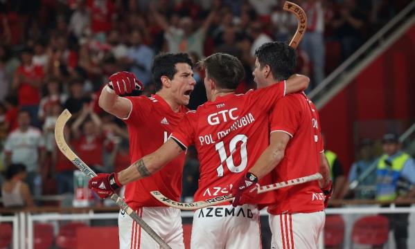 Celebración del Benfica