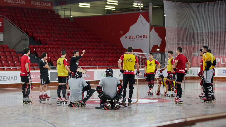 Treino hóquei em patins Benfica