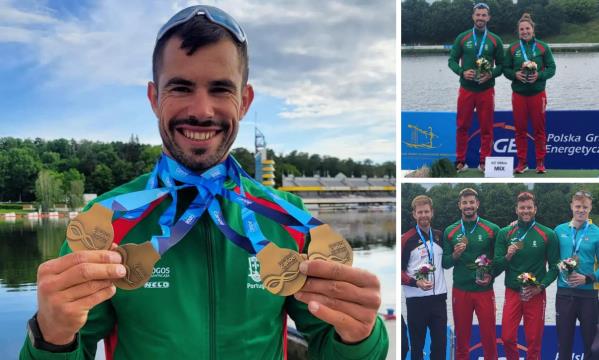 Fernando Pimenta conquistou quatro medalhas de ouro na Taça do Mundo de velocidade em Poznan, na Polónia