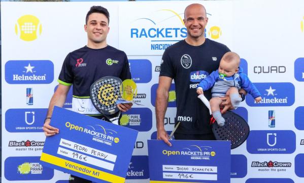 Diogo Schaefer venceu o Open Rackets Pro formando dupla com Pedro Perry