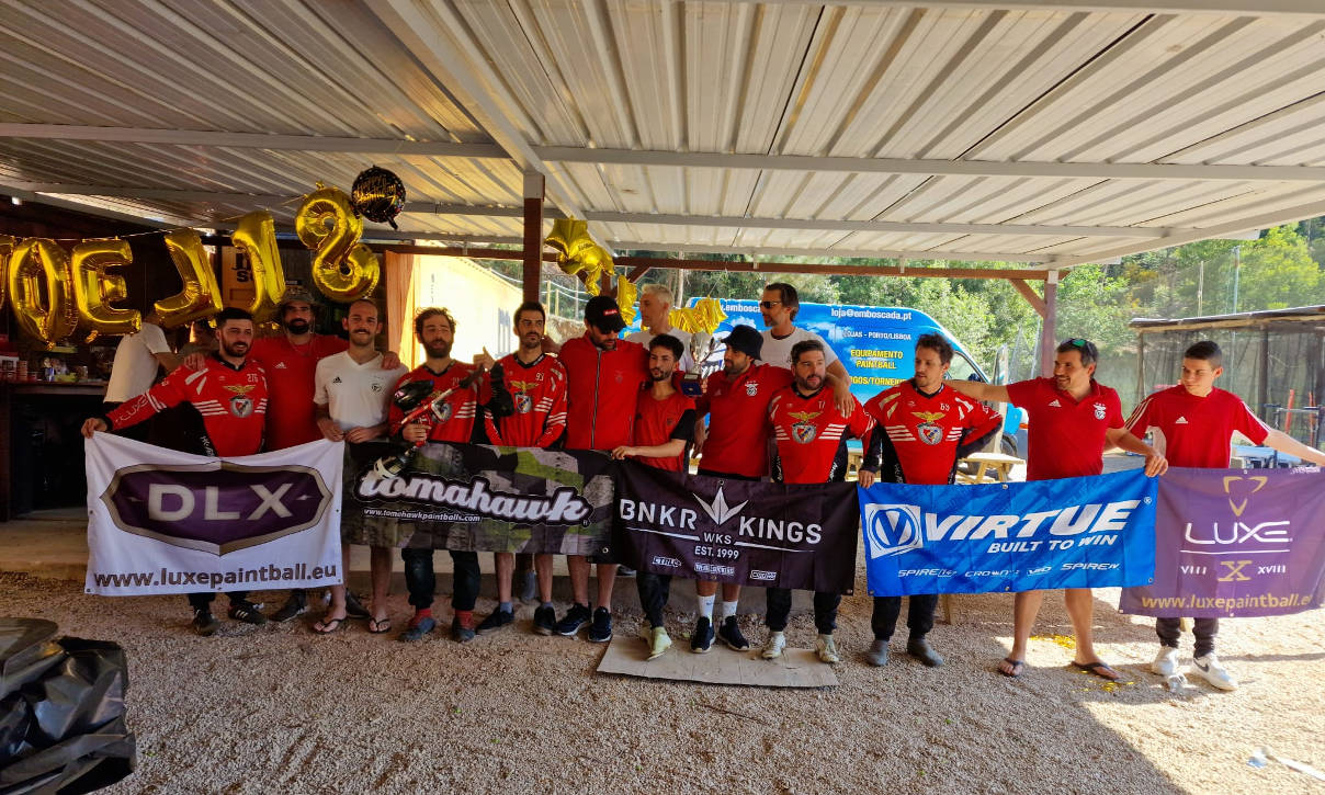 Equipa de paintball do Benfica