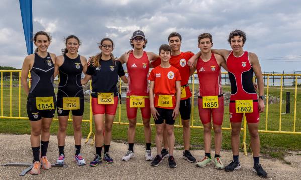 Equipa de triatlo do Sport Lisboa e Benfica