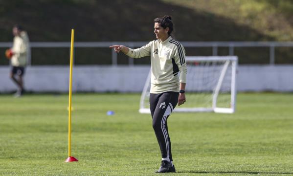 L'entraîneuse Filipa Patão