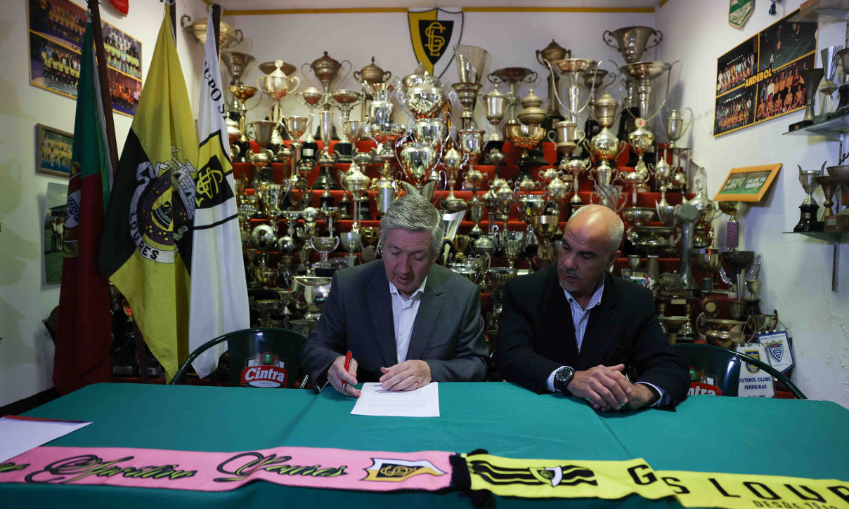 Assinatura do protocolo de cooperação entre Benfica e GS Loures