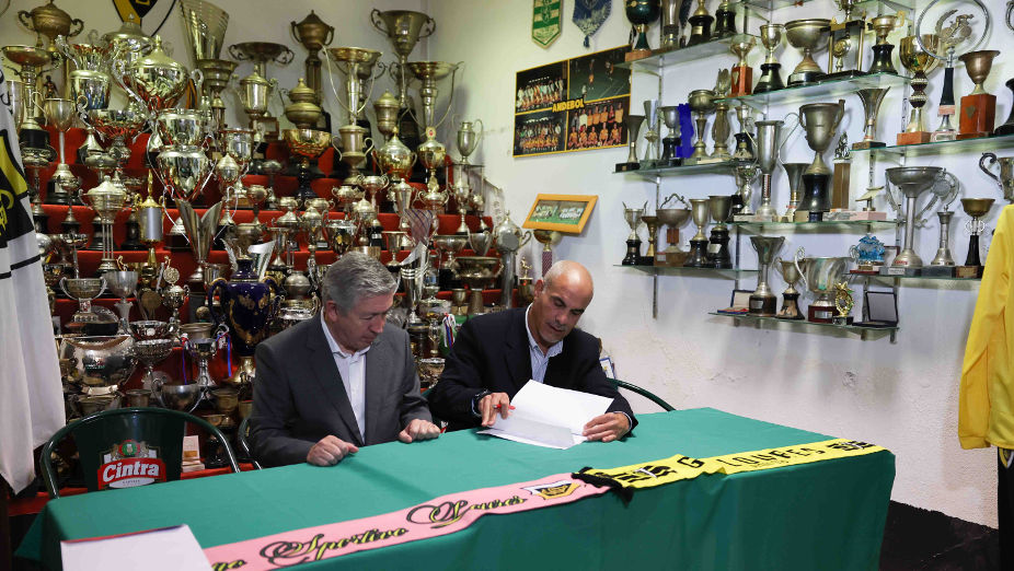 Assinatura do protocolo de cooperação entre Benfica e GS Loures