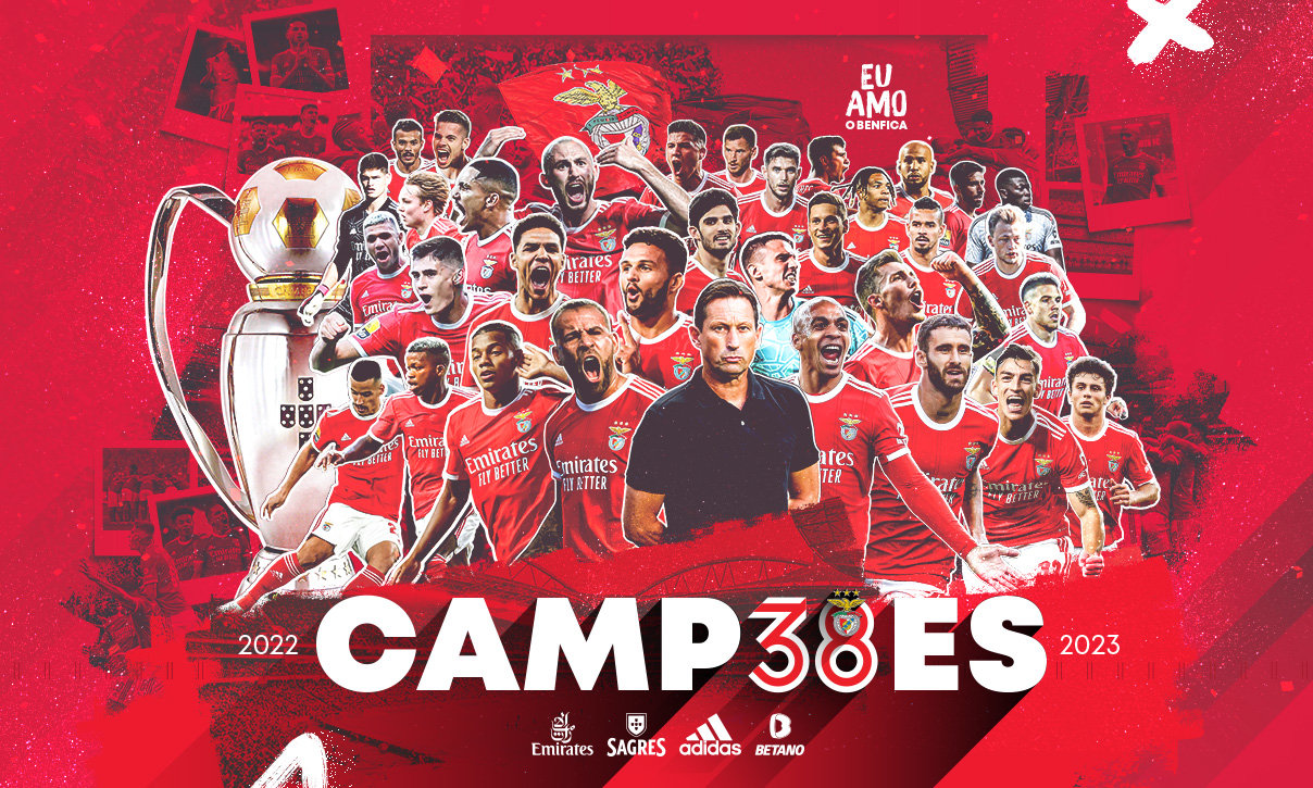 Benfica Campeão 38 SL Benfica Benfica Campeão 38 SL Benfica