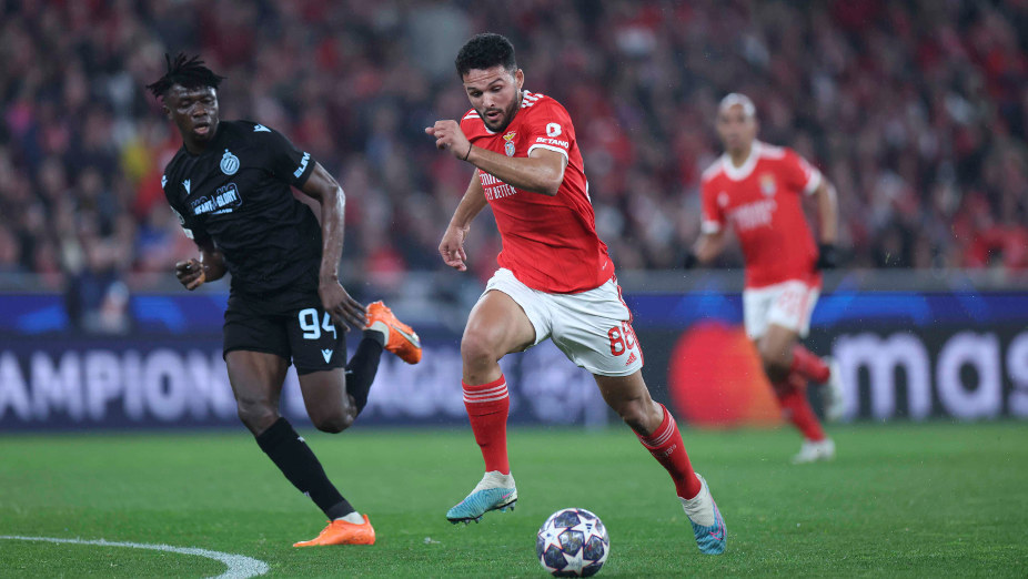 Benfica-Club Brugge da Champions