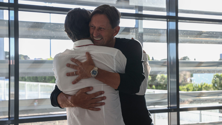Roger Schmidt com o Presidente Rui Costa