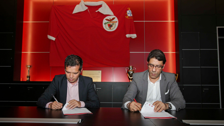 Luís Castro e o Presidente Rui Costa