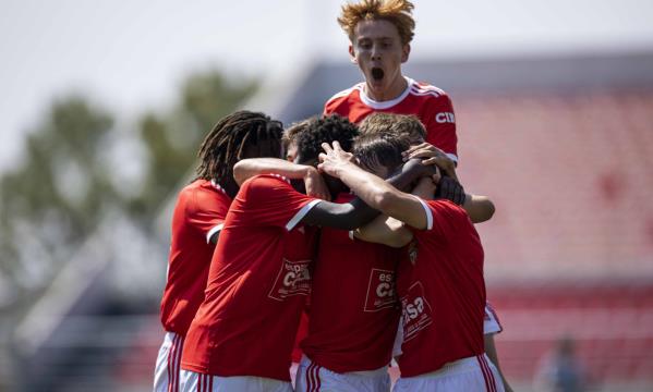 Festejos da equipa do Benfica