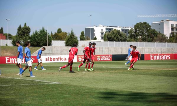 Festejos da equipa do Benfica