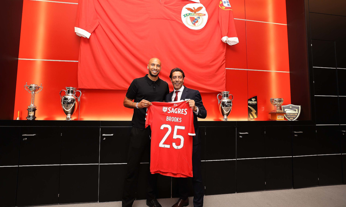 Brooks com o Presidente Rui Costa