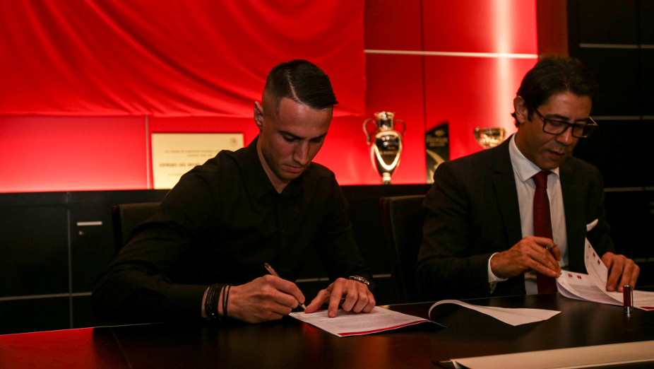 Odysseas com o Presidente Rui Costa