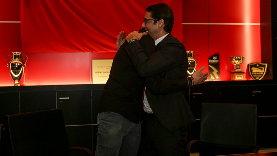 Odysseas com o Presidente Rui Costa