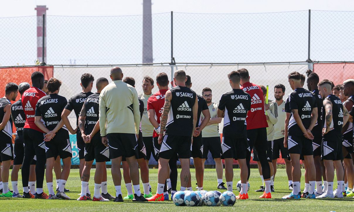 Treino Benfica