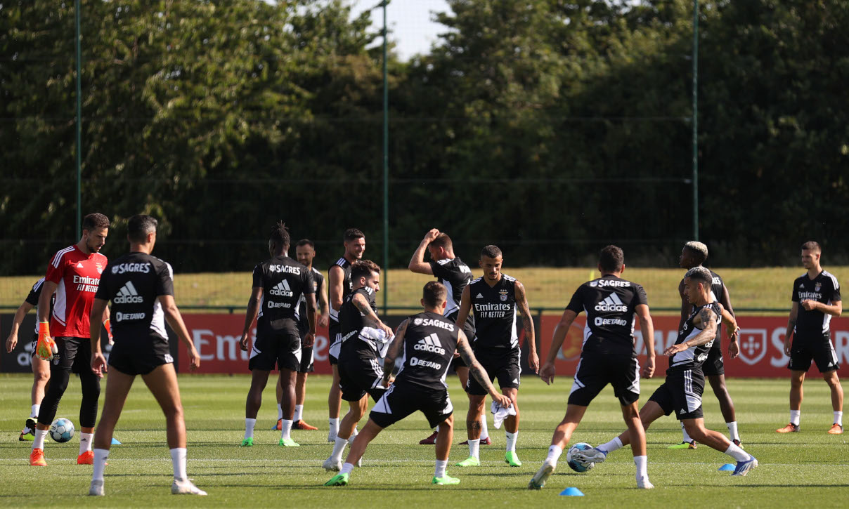 Treino em Inglaterra