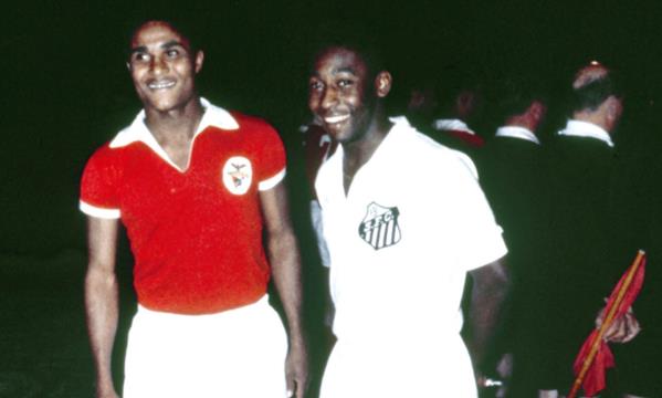Duas lendas: Eus&#233;bio e Pel&#233;