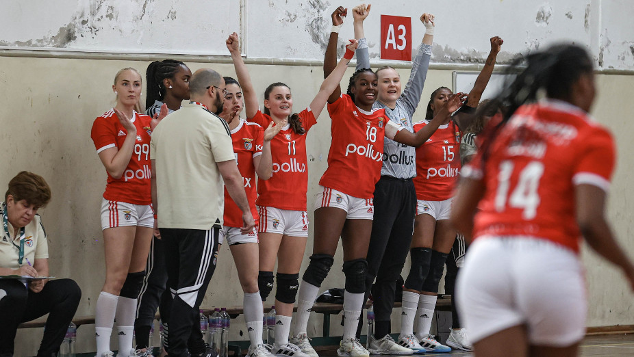 Banco festeja um golo do Benfica