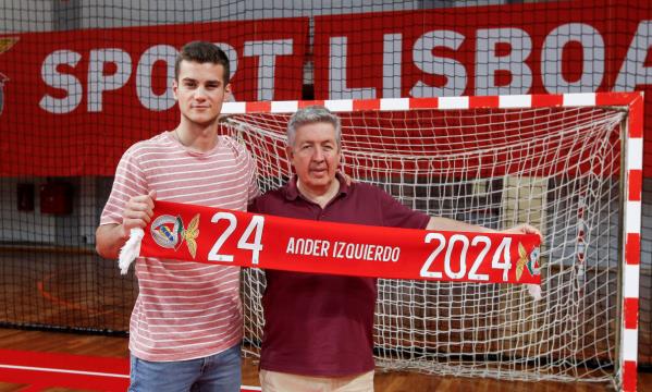 Ander Izquierdo com o vice-presidente Fernando Tavares