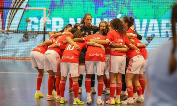 Equipa feminina de futsal do Benfica