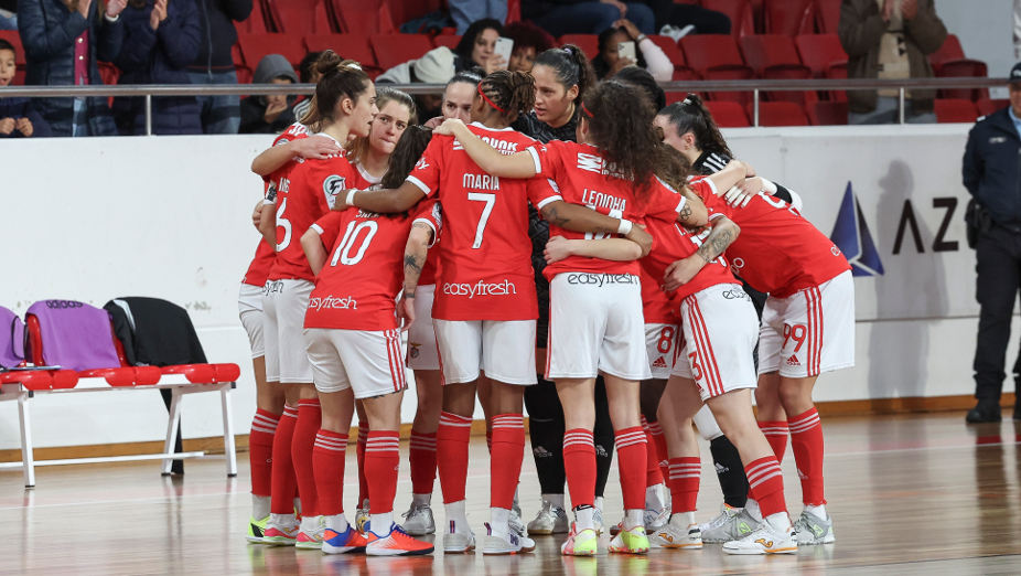 Equipa feminina de futsal do Benfica