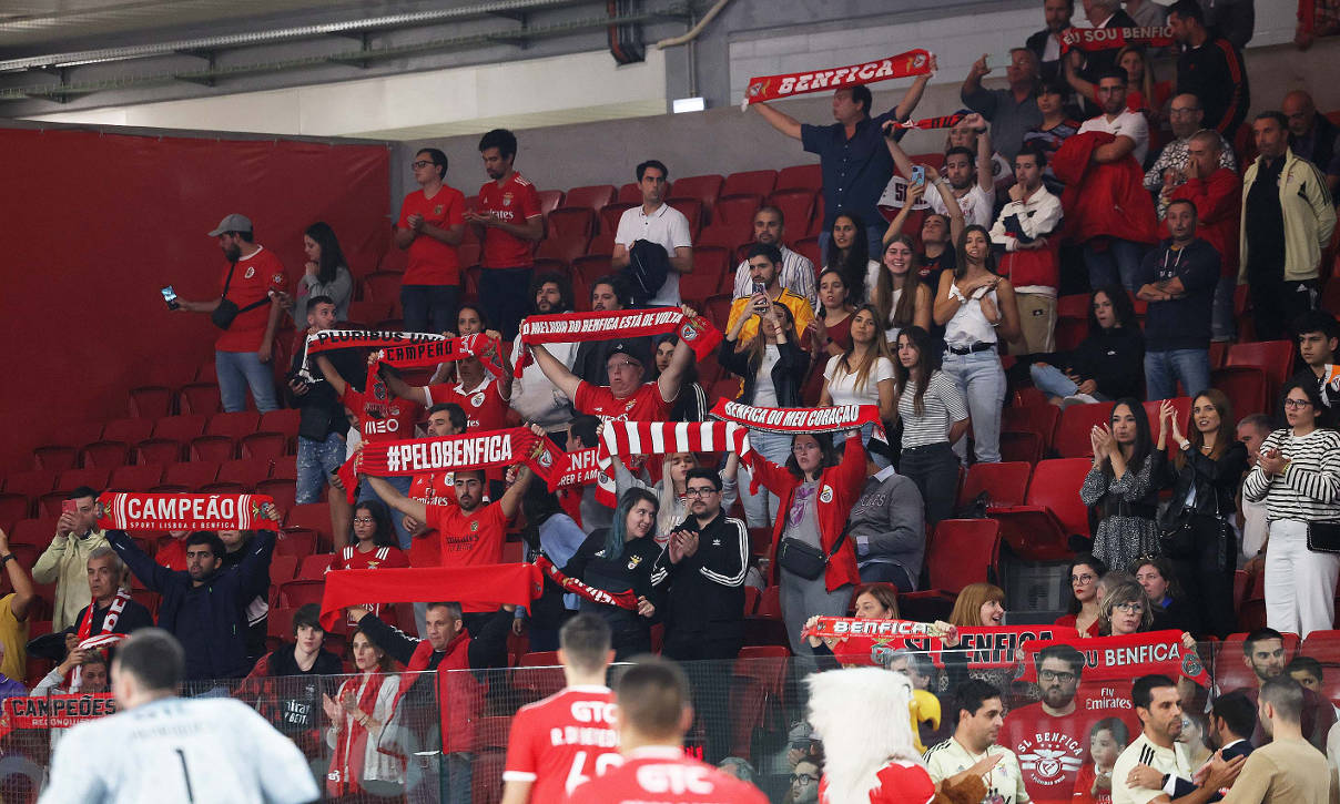 Adeptos do Benfica