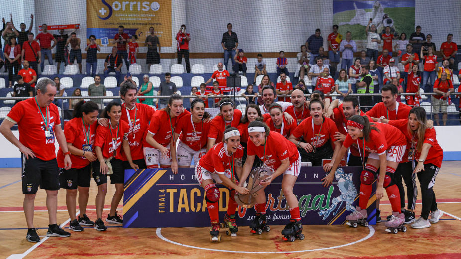 Marlene Sousa e Maca Ramos levantam a 9.ª Taça de Portugal do Benfica
