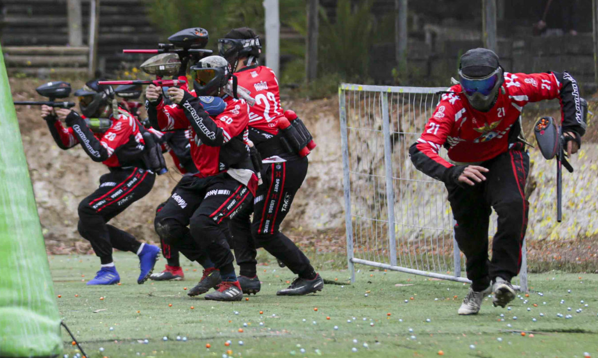 Equipa de paintball do Benfica