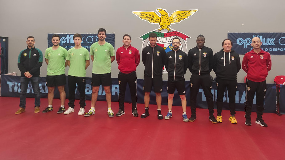Ténis de mesa Vitória de Setúbal e Benfica