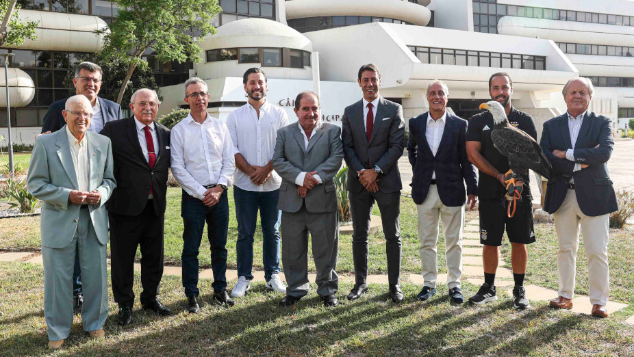 Rui Costa na Casa Benfica Albufeira