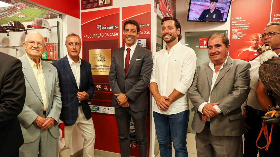 Rui Costa na Casa Benfica Albufeira