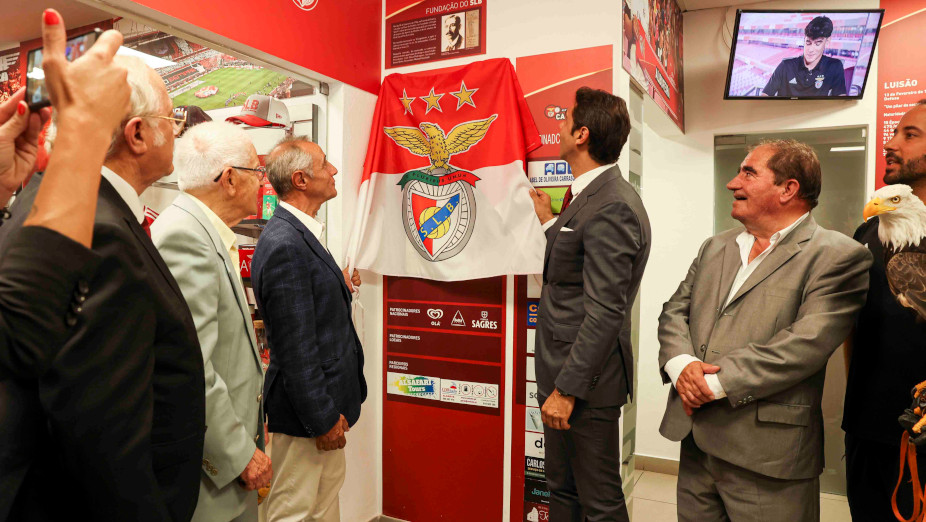 Rui Costa na Casa Benfica Albufeira