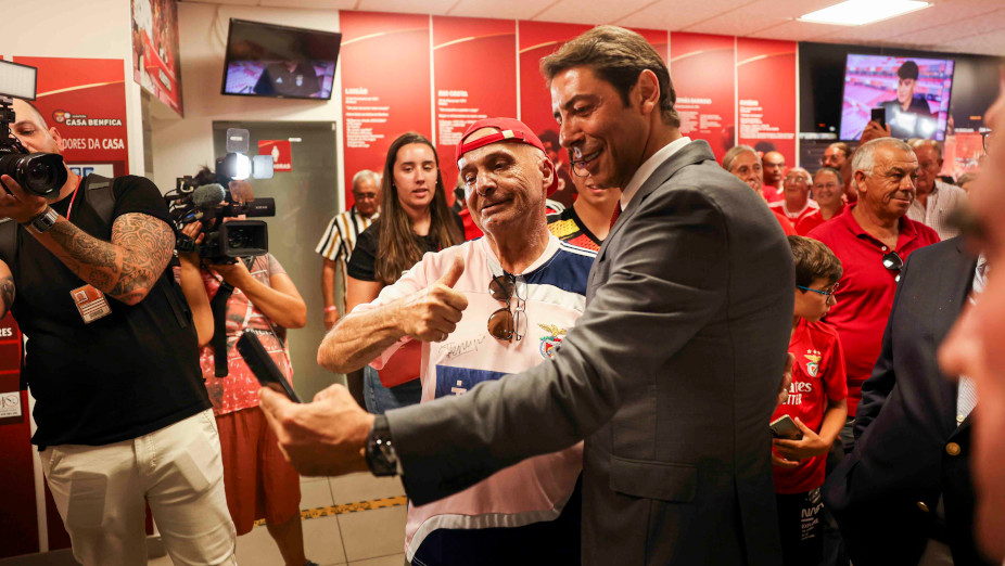 Rui Costa na Casa Benfica Albufeira