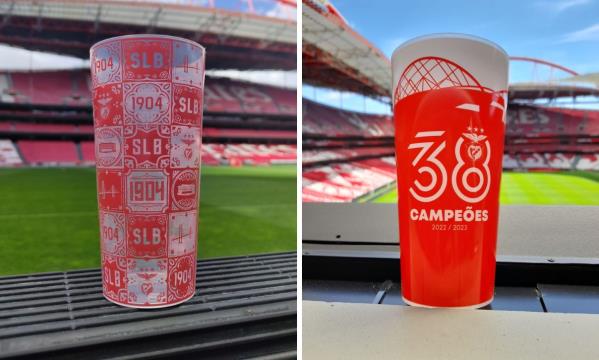 Benfica reusable cups