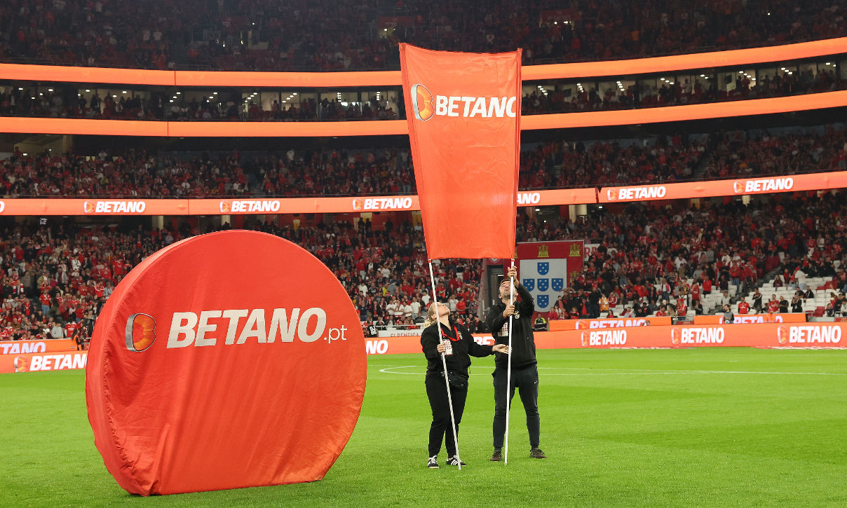 Betano, sponsor do Sport Lisboa e Benfica