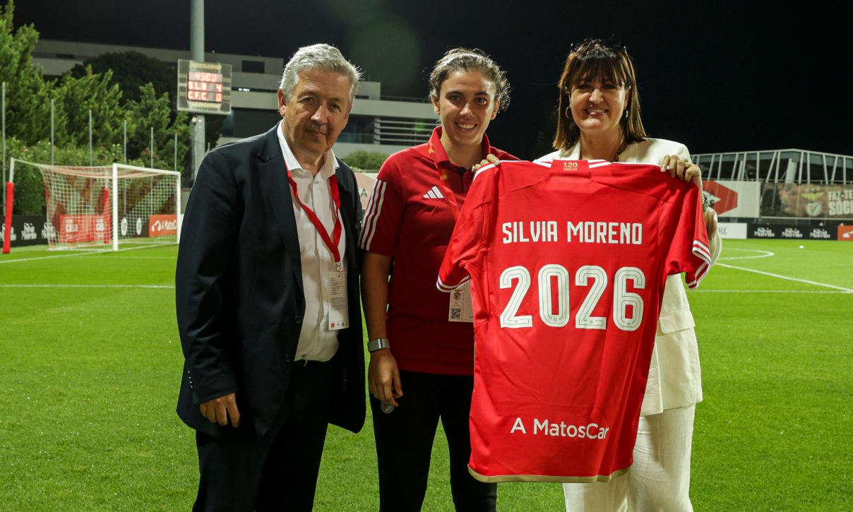 Silvia Moreno patrocina a equipa feminina de futebol do Benfica