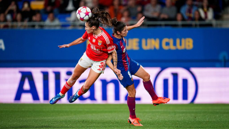 Barcelona x Benfica  Dia de Jogo da UEFA Women's Champions League 2023-24  1 Jogo na Íntegra 