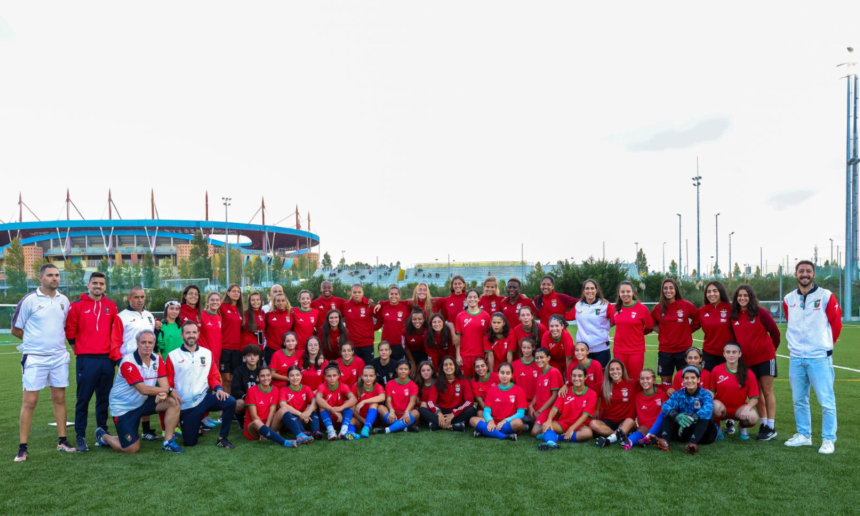 Visita das Inspiradoras à Aldeia do Futebol de Aveiro