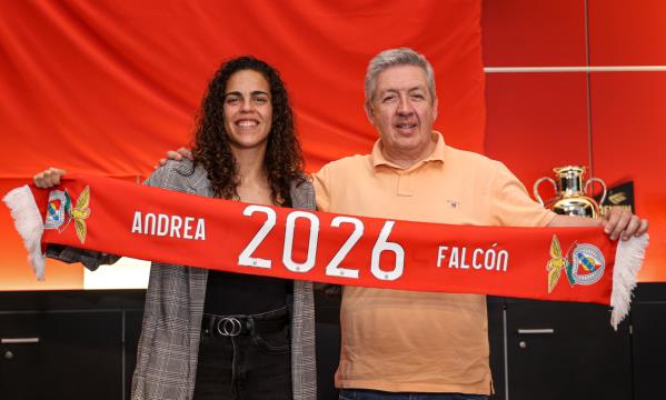 Andrea Falc&#243;n and vice-president Fernando Tavares