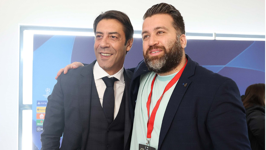 Rui Costa com Pouya Yaghoubinia