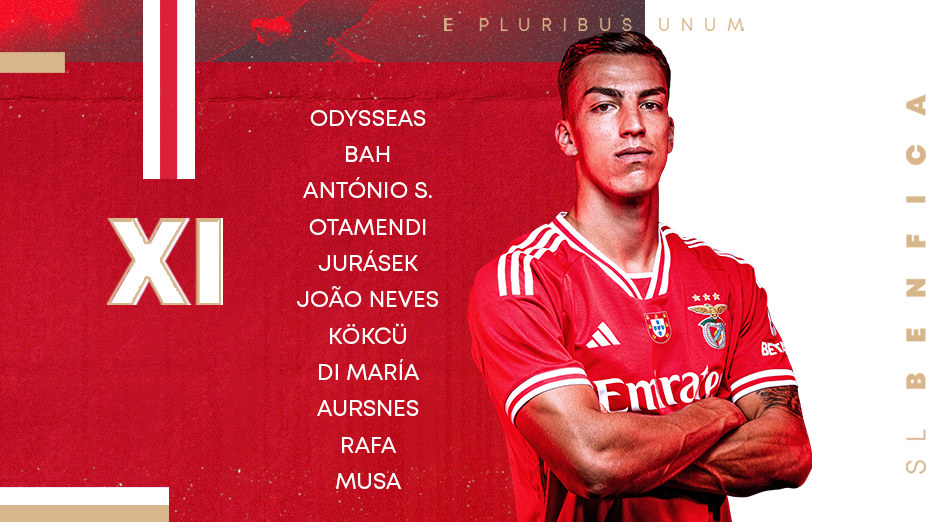 Onze do Benfica frente ao Boavista
