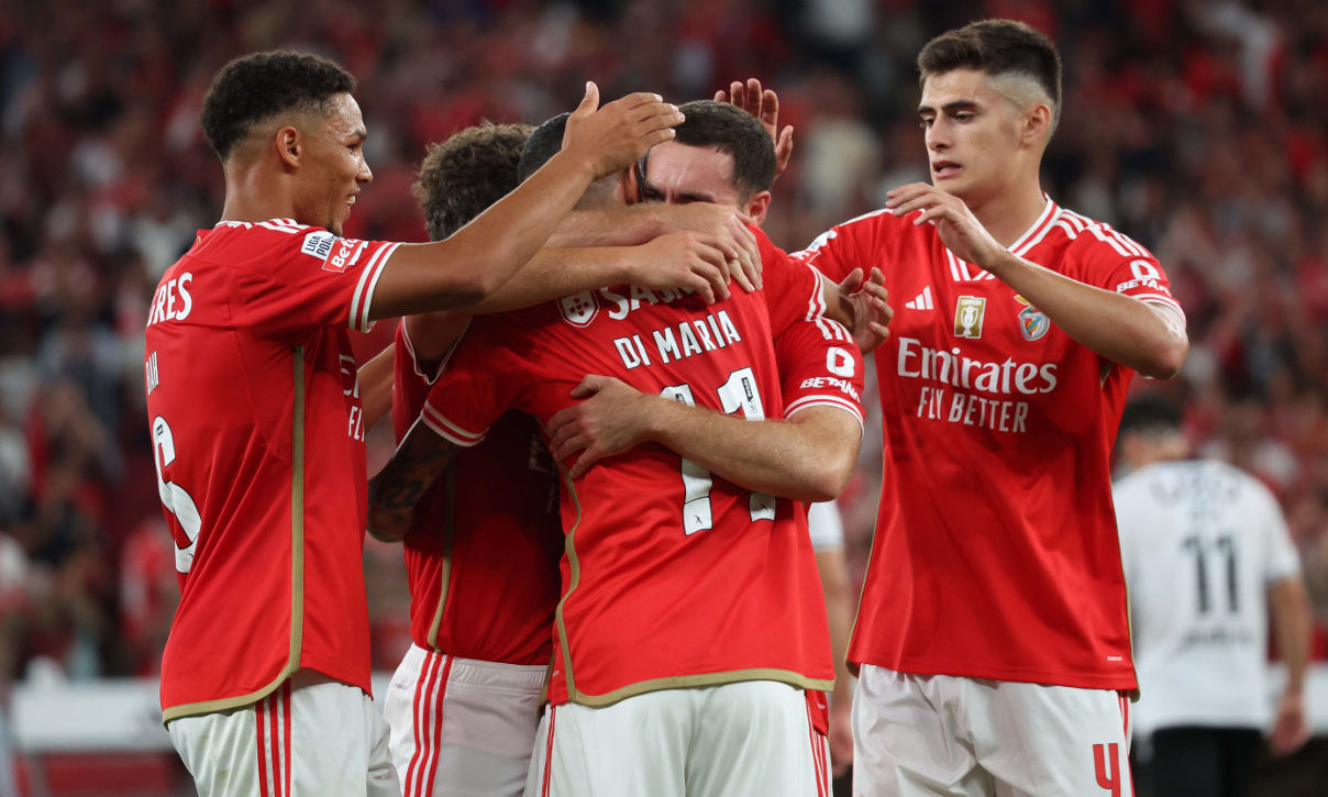 Bah, João Neves, Kökcü, Di María e António Silva